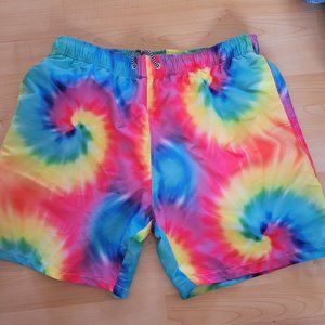 Boardies Spiral Tie Dye Rainbow swim shorts L Pride